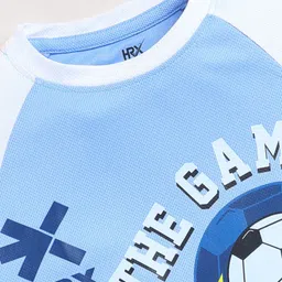 HRX by Hrithik Roshan Boys Typography Printed Rapid Dry Sports T-shirt image 3