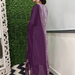 Anni Designer Women Floral Regular Kurta with Trousers & With Dupatta image 5