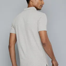 HRX by Hrithik Roshan Men Striped Polo Collar T-shirt image 2