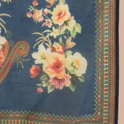 Indo Era Floral Embroidered Mandarin Collar Kurta With Trousers & Dupatta image 3