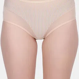 Amour Secret Women Pack of 3 Striped Hipster Cotton Briefs-image-72
