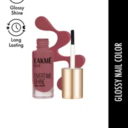 Lakme 9 to 5 Primer + Gloss Nail Color - Red Alert - 6 ml image 3