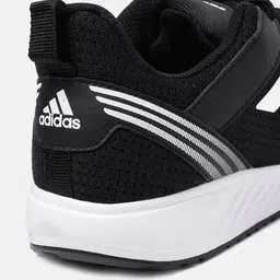 ADIDAS Men Black & White Flydoot Woven Design Running Shoes image 2