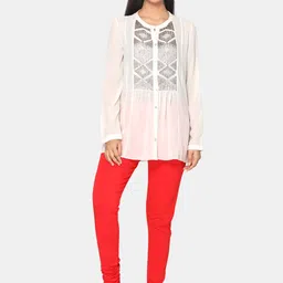 TSG Bliss Women Pack of 2 Solid Churidar Leggings image 3