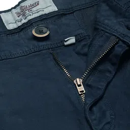 Roadster Men Navy Blue Solid Regular Fit Regular Shorts image 2