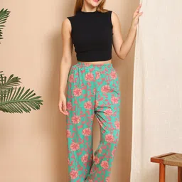 ETC Pack Of 2 Printed Mid-Rise Lounge Pants image 4