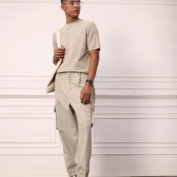 Mr Bowerbird Men Oversized Fit Pleated Cargos image 5