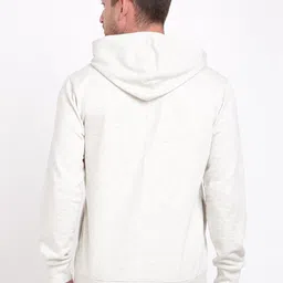 IVOC Men Off-White Printed Hooded Sweatshirt image 4