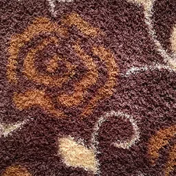 Athom Trendz Set of 2 Brown Printed Anti-slip Bath Rugs image 3