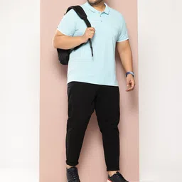 Sztori Plus Size Polo Collar Bio Finish T-shirt image 3