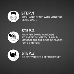 MANCODE  Men Ayurvedic Beard Growth Oil - 50ml image 2
