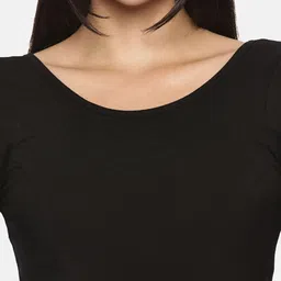 NOT YET by us Back Printed Stretchable Saree Blouse image 5