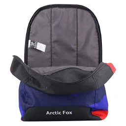 Arctic Fox Unisex Brown & Red Colourblocked Backpack image 2