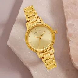 Sonata Women Gold-Toned Analogue Watch 8096YM02C-picture-11