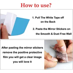 Wall1ders Sun Shaped Acrylic Mirror Wall Sticker image 4