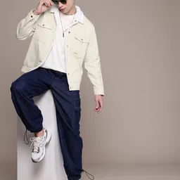 WROGN Spread Collar Pure Cotton Tailored Jacket image 2