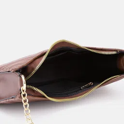 Fastrack Structured Sling Bag with Quilted Detail image 5