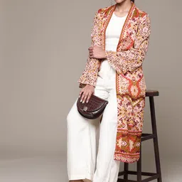 aarke Ritu Kumar Women Printed Ethnic Longline Ethnic Shrug image 2