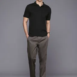 Louis Philippe Polo Collar Pure Cotton T-shirt image 5