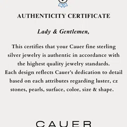 CAUER 925 Sterling Silver Gold plated Diamond Bar Pendant Chain Necklace image 2