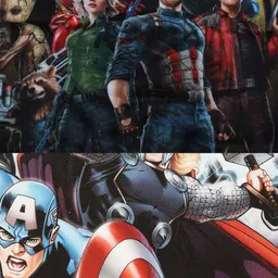 Marvel by Wear Your Mind Boys Pack Of 2 Avengers Printed Round Neck T-shirts image 4