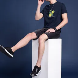 Mast & Harbour Round Neck Graphic Printed T-shirt image 2