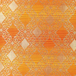 Alina decor Yellow & Gold Set of 5 Self Design Square Cushion Covers image 5