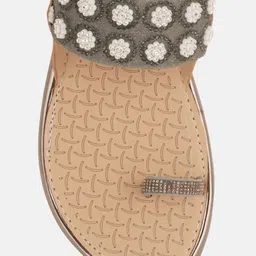 Anouk Women Ethnic Embellished Open Toe Flats image 5