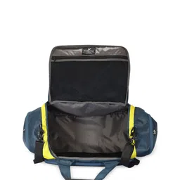 Arctic Fox Navy Blue & Yellow Printed Duffle Bag image 2