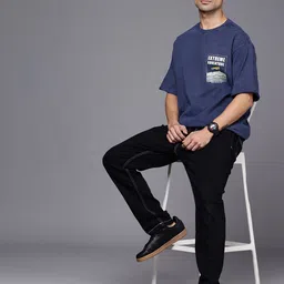 Ducati Pure Cotton Typography Printed Relaxed Fit T-shirt image 5