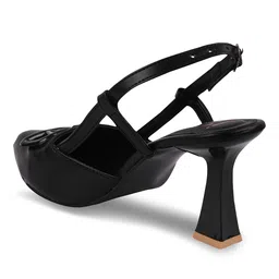 JM Looks Pointed Toe Kitten Heels image 5