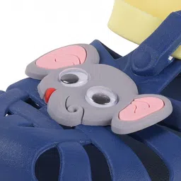 Yellow Bee Boys Navy Blue & Yellow Colourblocked Comfort Sandals image 2