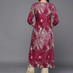 Libas Women Yoke Design Mirror Work Kurta image 5