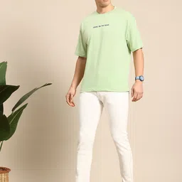Mast & Harbour Printed Drop-Shoulder Sleeves T-shirt image 5