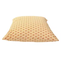 Contrast Living Yellow & White Set of 2 Ethnic Motifs Square Cushion Covers image 4