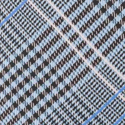 The Tie Hub Blue & White Checked Broad Tie image 3