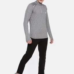 Van Heusen Men Grey Solid Swift Dry Odour Shield Active Jacket image 5