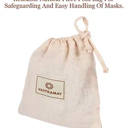 VASTRAMAY Unisex 2 Pcs Printed 4-Ply Anti-Pollution Reusable Cloth Masks image 3