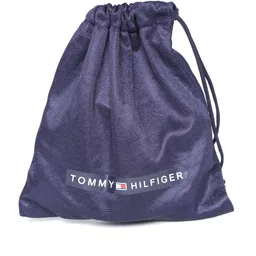 Tommy Hilfiger Men Navy Blue & Burgundy Reversible Leather Belt image 5