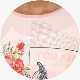 OPt Pink Printed Blouse image 3