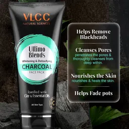 VLCC Ultimo Blends Charcoal Face Pack 100 g image 5