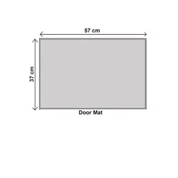 Athom Trendz Multicolour Printed Anti-Skid Bath Rug image 2