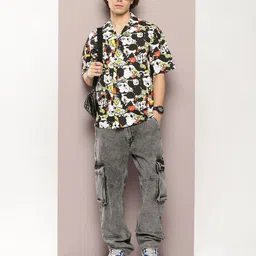 Kook N Keech Pure Cotton Mickey Mouse Printed Oversized Shirt image 5