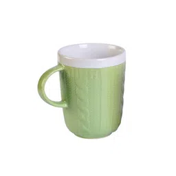 Unravel India Set Of 2 Red & Green Textured Ceramic Tea Coffee Mugs image 5