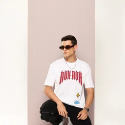 Kook N Keech Toons Scooby-Doo Printed Drop-Shoulder Sleeves Pure Cotton Oversized T-shirt image 5