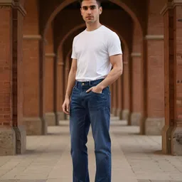 glitchez Men Light Fade Stretchable Jeans image 4