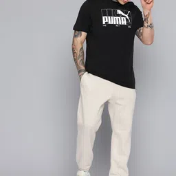 Puma Brand Logo Printed Pure Cotton T-shirt image 5