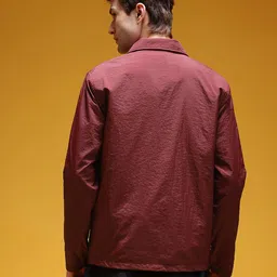 HERE&NOW Spread Collar Tailored Jacket with Utility Pockets image 2