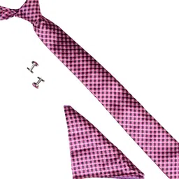 Tossido Men Pink & Black Accessory Gift Set image 3