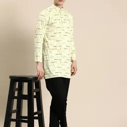 simaaya Sayisha Men Geometric Printed Kurta image 2